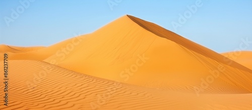sand dune in the desert. Sands in the desert. Dunes.