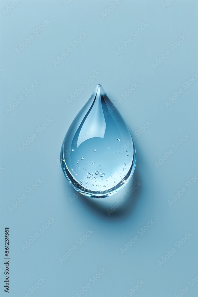 Microplastic Tear: Symbolizing Environmental Contamination Microplastic Tear: Symbolizing Environmental Contamination