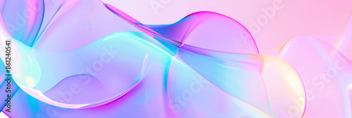 abstract background with liquid waves and shapes, fluidity, gradient, glowing, pink, purple, blue and blue, abstract shapes, fluidity or movement, modern art wallpaper