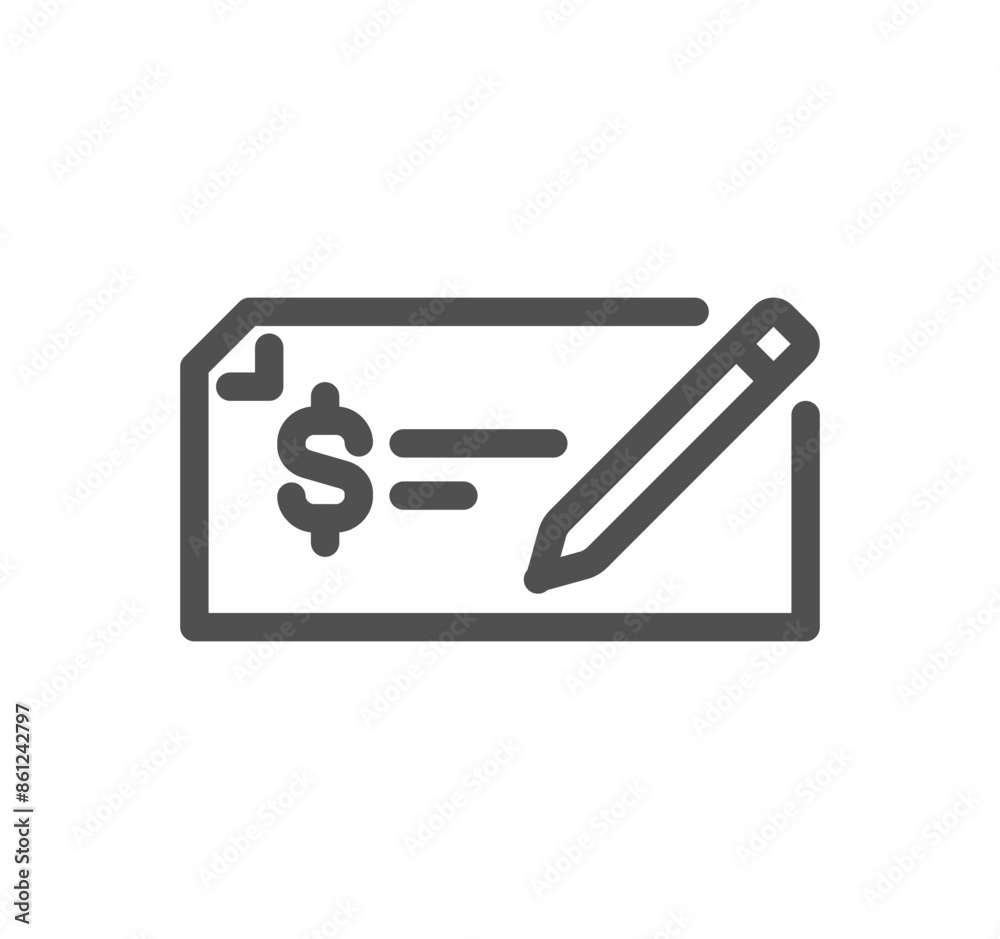Payment method related icon outline and linear vector.
Payment method related icon outline and linear vector.