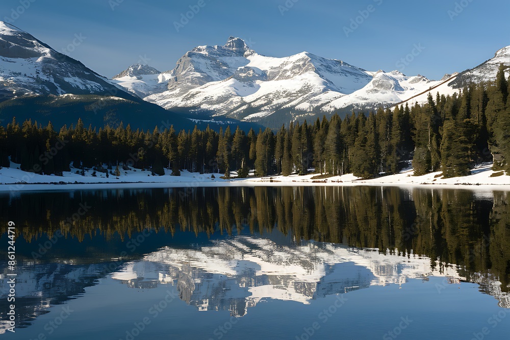 lake in winter lake in winter