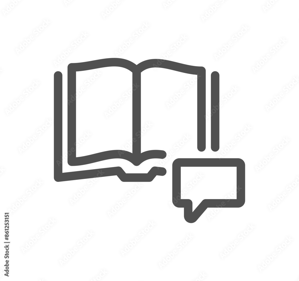 Book related icon outline and linear vector.
Book related icon outline and linear vector.