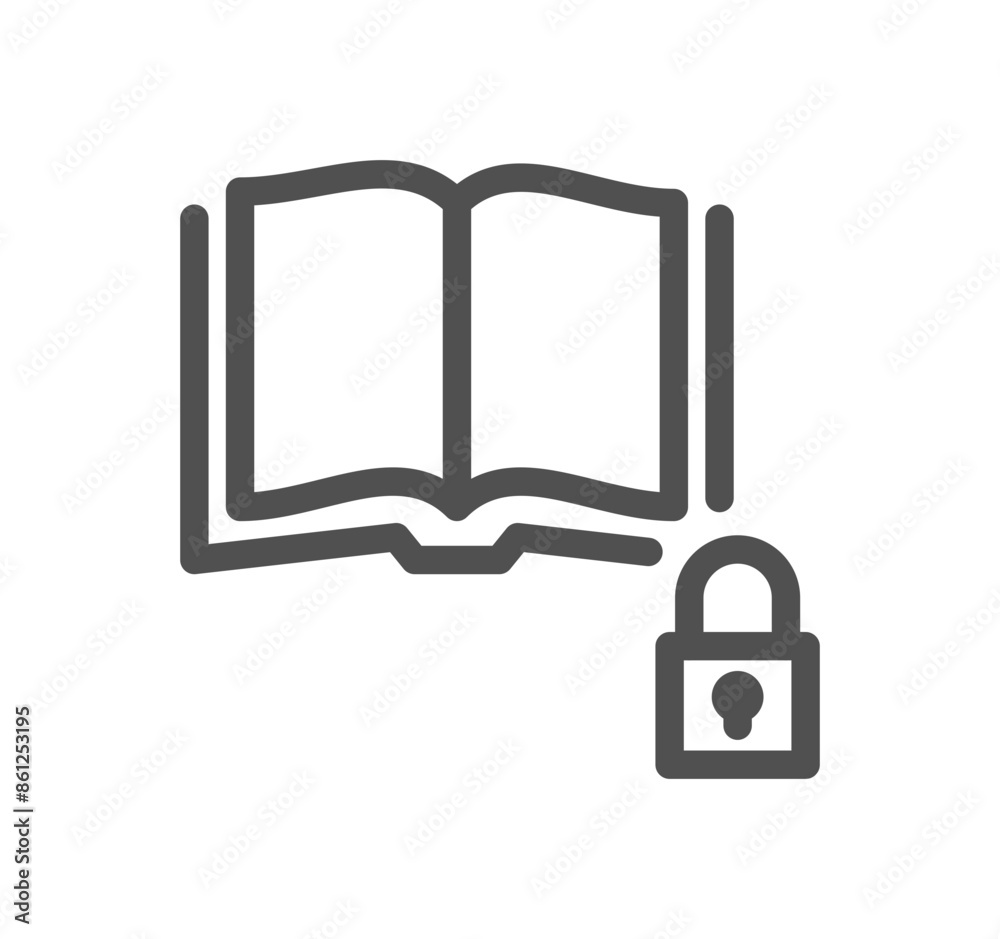 Book related icon outline and linear vector.
Book related icon outline and linear vector.