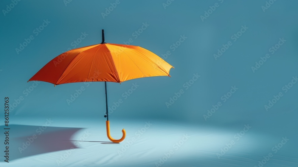 The Orange Floating Umbrella The Orange Floating Umbrella