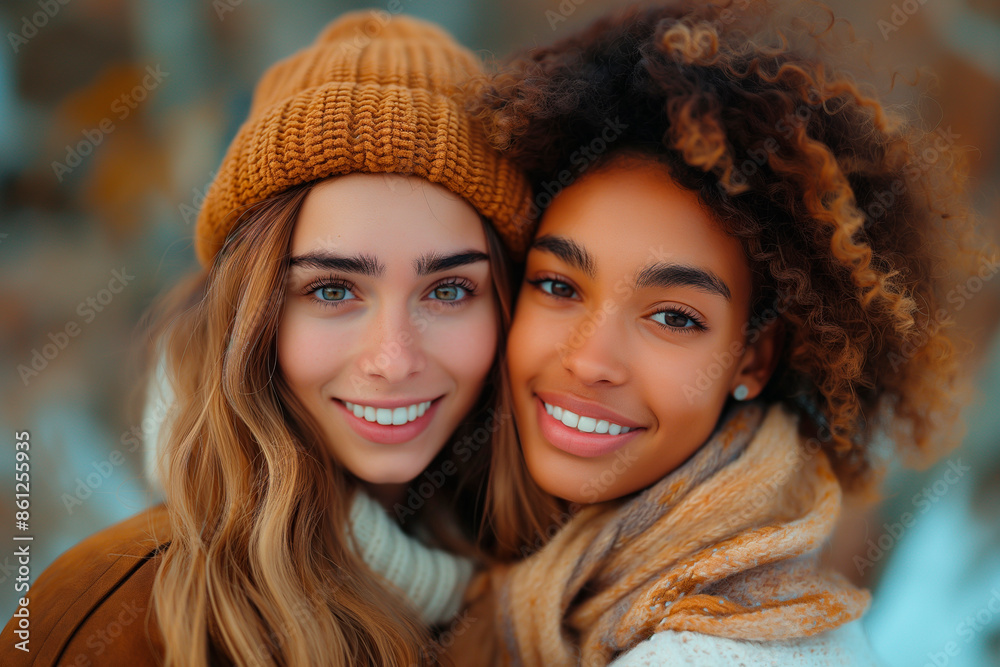 Selfie of a couple of young girls having a great time Selfie of a couple of young girls having a great time