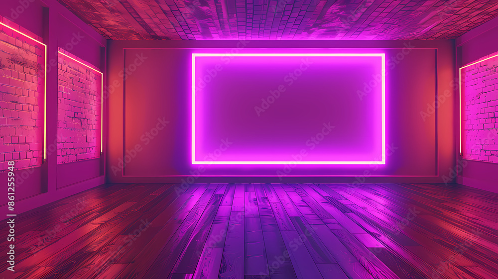 Abstract neon frame Abstract neon frame
