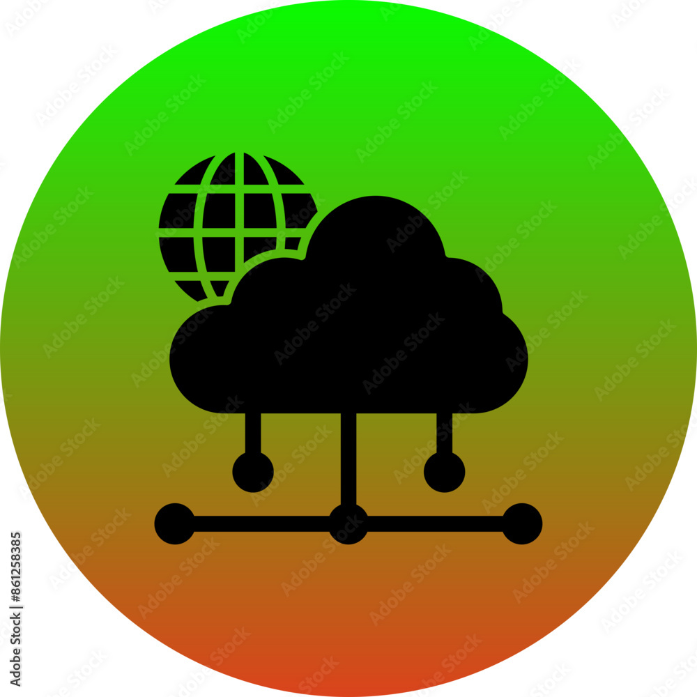 Cloud Network Icon