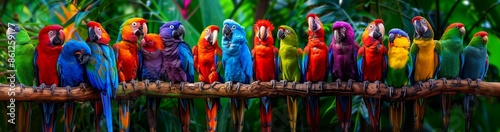 colorful parrots © Arnur Murtazinov
