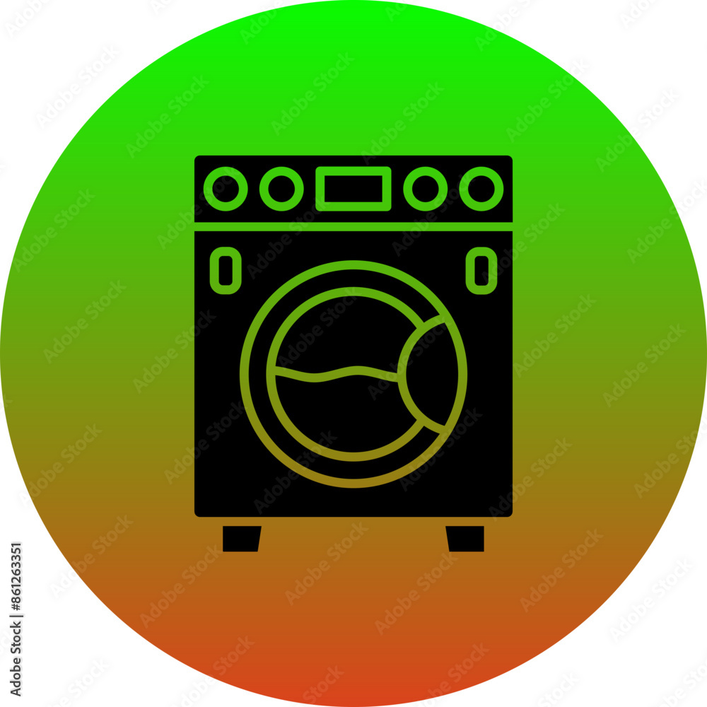 Washing Machine Icon Washing Machine Icon