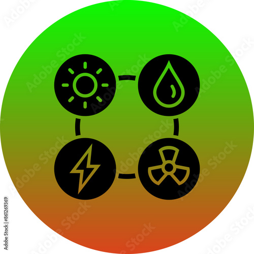 Energy Sources Icon