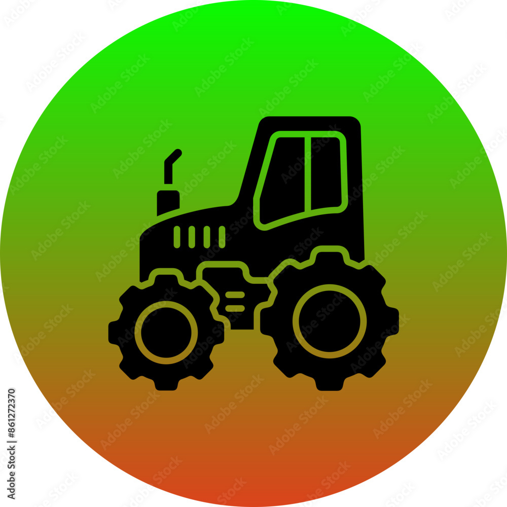 Tractor Icon Tractor Icon