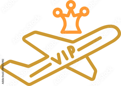 VIP Passenger Vector Icon