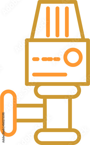 Thermostatic Head Vector Icon