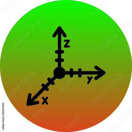 Coordinate Axis Icon