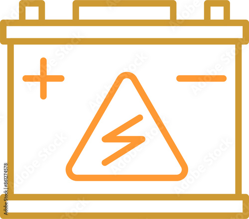 Accumulator Vector Icon
