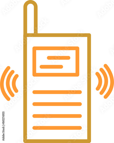 Walkie Talkie Vector Icon
