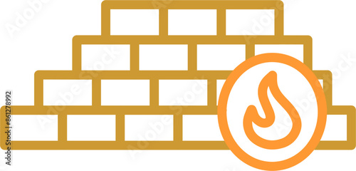 Firewall Vector Icon