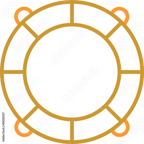 Life Saving Tube Vector Icon photo