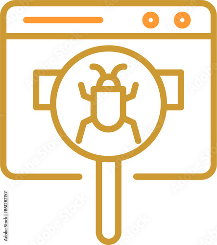 Web Bug Vector Icon