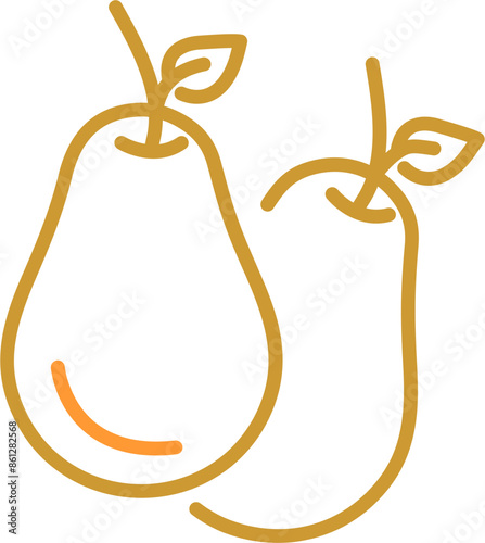 Avocado Vector Icon