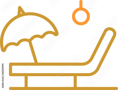 Beach Vector Icon