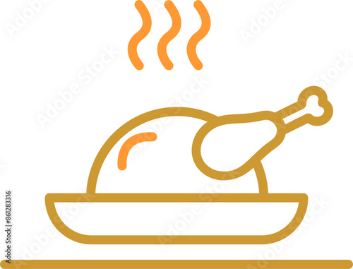 Chicken Vector Icon