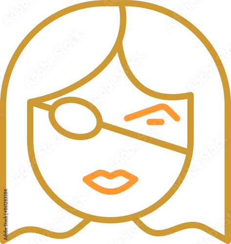 Eye Patch Vector Icon