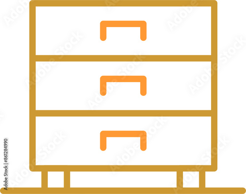 Drawers Vector Icon