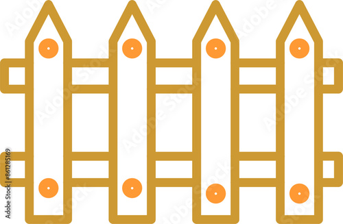 Fence Vector Icon