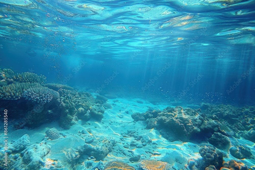 Fototapeta premium Underwater background