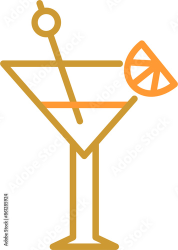 Martini Vector Icon