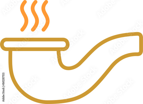 Smoking Pipe Vector Icon