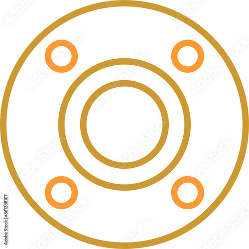 Flange Vector Icon