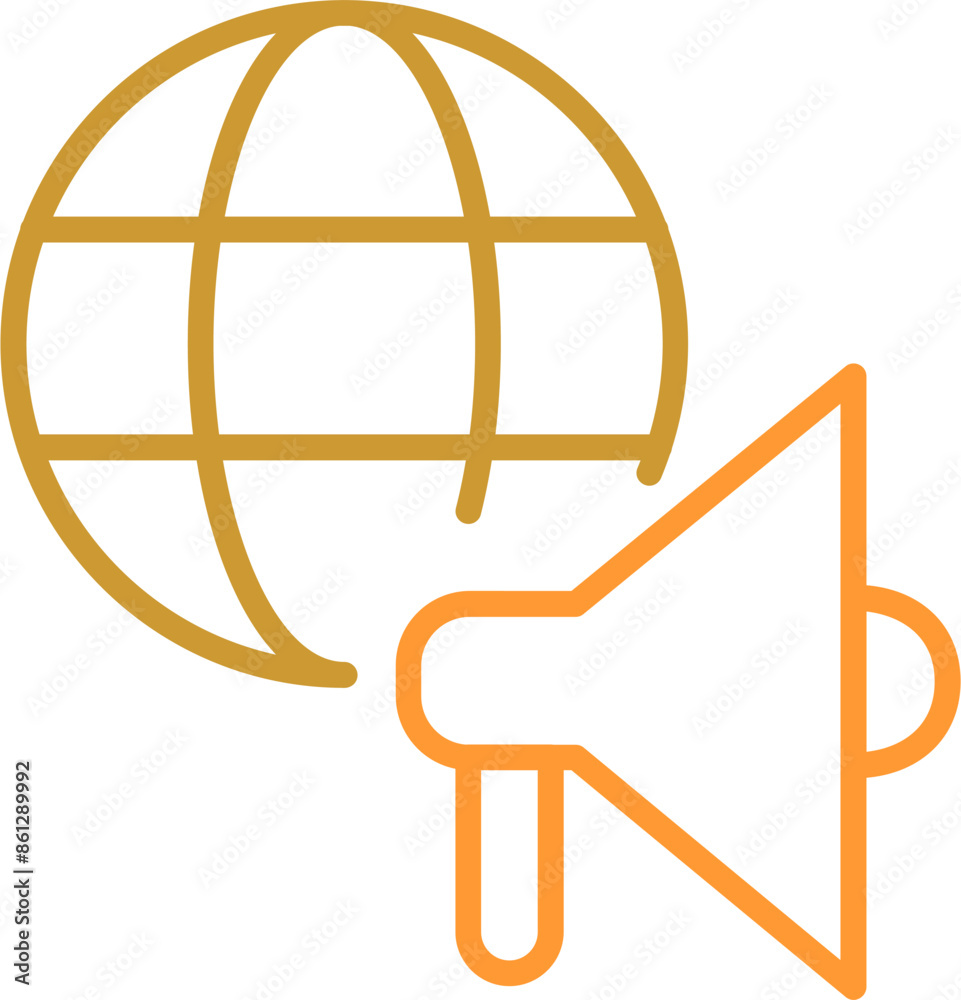 Digital Advertising Vector Icon Digital Advertising Vector Icon