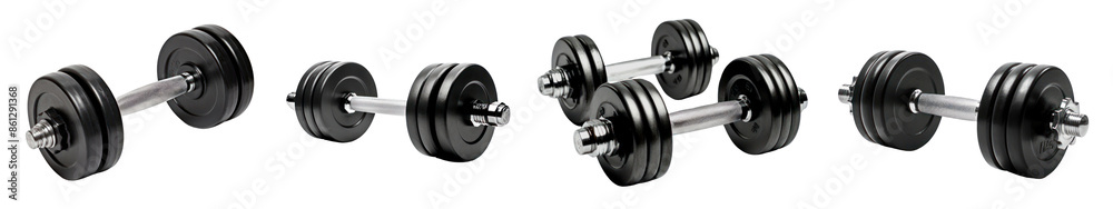 black dumbbell fitness equipment set black dumbbell fitness equipment set