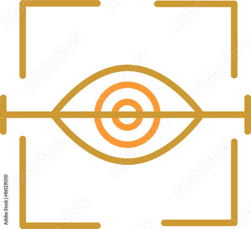 Eye Scan Vector Icon
