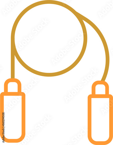 Jumping Rope Vector Icon