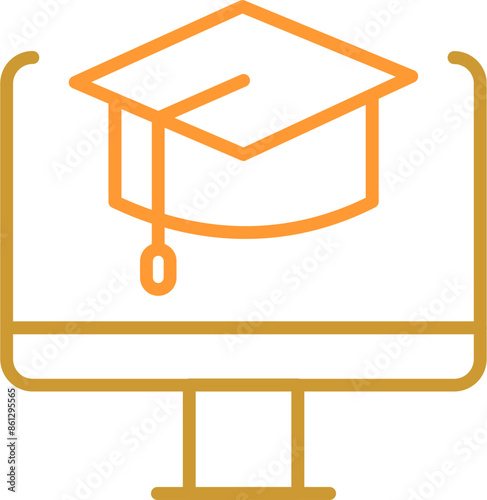 Elearning Vector Icon
