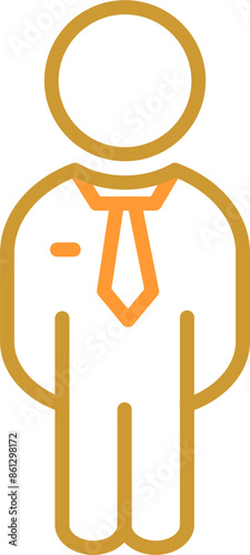 Museum Guide Vector Icon
