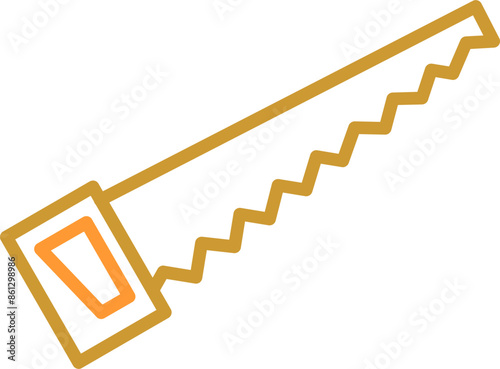 Handsaw Vector Icon