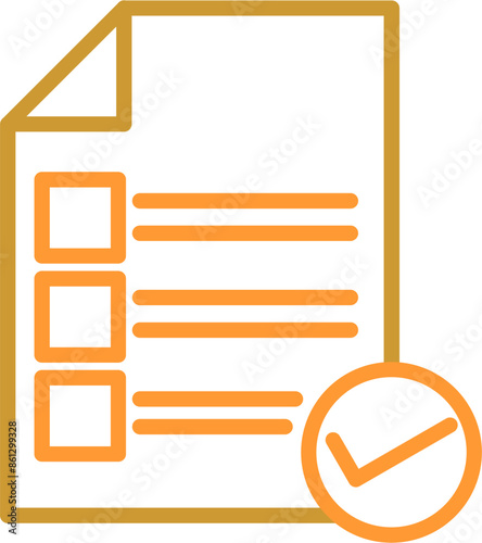 Valid Document Vector Icon