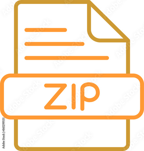 ZIP Vector Icon