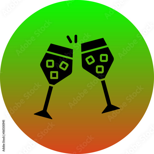 Juice glasses Icon