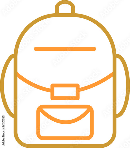 Backpack Vector Icon