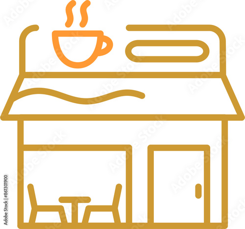 Coffee Shop Vector Icon