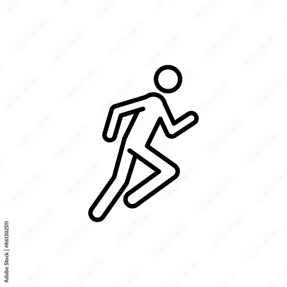 Running Icon Ideal for Fitness and Sports Running Icon Ideal for Fitness and Sports