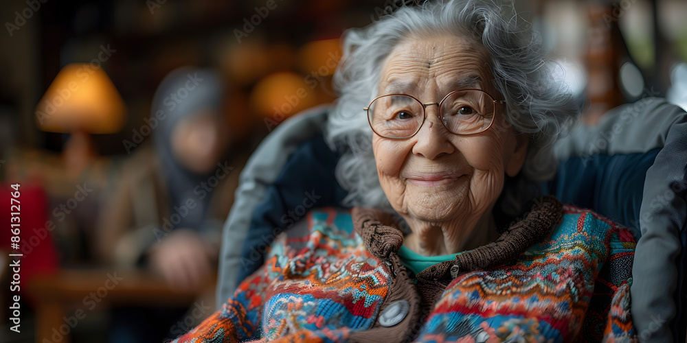 senior woman in a wheelchair indoors
senior woman in a wheelchair indoors