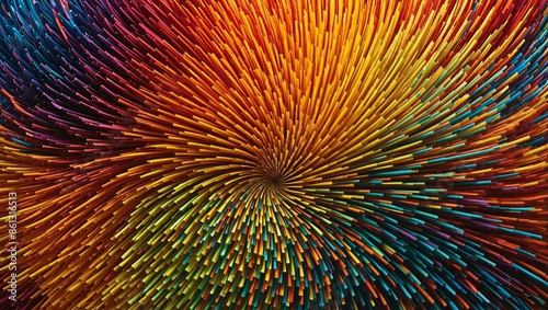 Colorful swirls