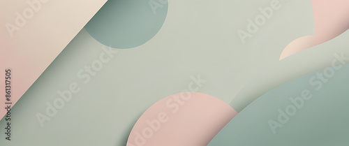 Wallpaper Mural illustrazione con elementi geometrici a tema minimalista astratto contemporaneo Torontodigital.ca