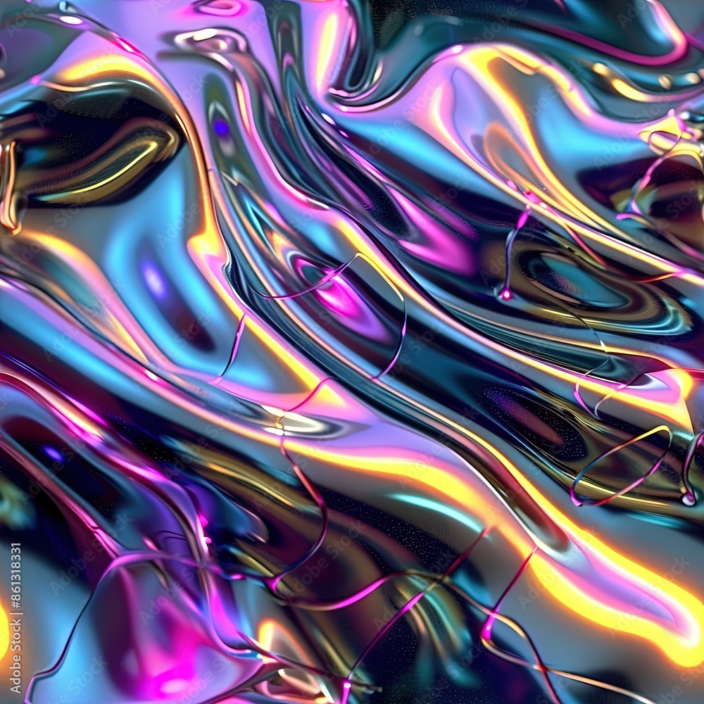 Abstract silver liquid metal with iridescent fluid patterns, banner, silver chrome liquid fluid glossy, holographic texture wave background. Abstract silver liquid metal with iridescent fluid patterns, banner, silver chrome liquid fluid glossy, holographic texture wave background.